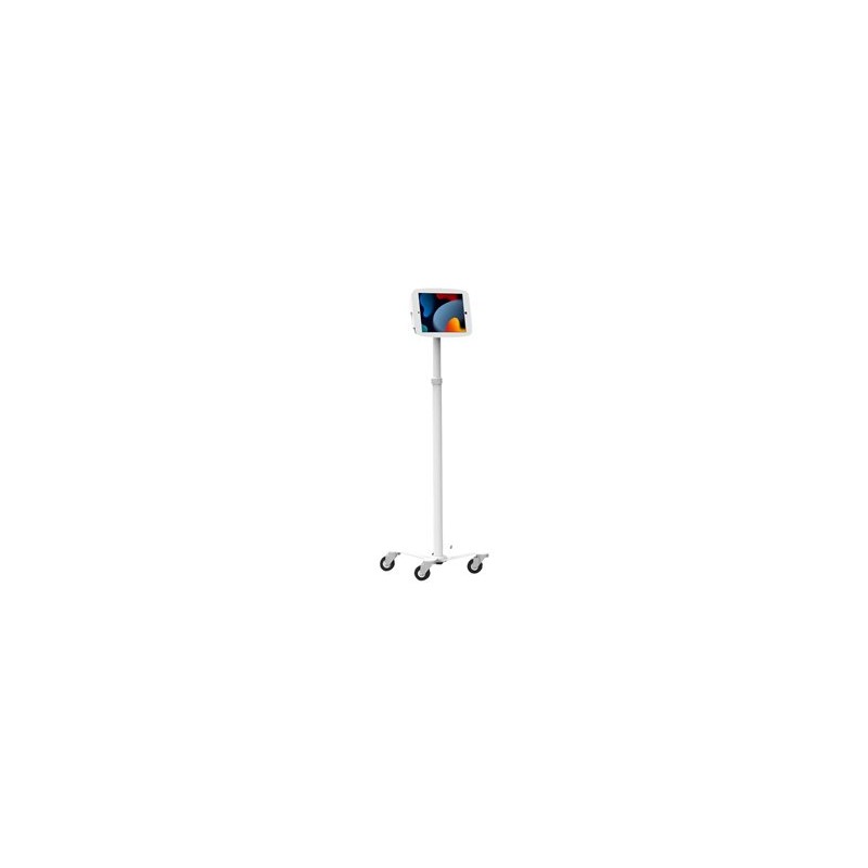 Compulocks iPad 10th-11th (A16) Gen Space Enclosure Medical Rolling Cart White - Vozík - pro tablet - mobilní kiosky