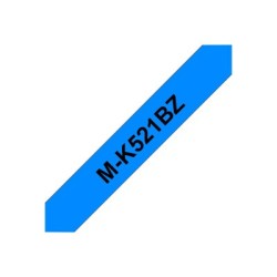 Brother M-K521BZ - Černá na modré - Role (0,9 cm x 8 m) 1 kusy páska pro tiskárnu - pro P-Touch PT-55, PT-55P, PT-65, PT-65LB
