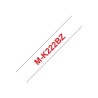 Brother M-K222BZ - Plast - červená na bílé - Role (0,9 cm x 8 m) 1 kazeta/y páska - pro P-Touch PT-55, PT-55P, PT-90