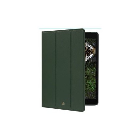 dbramante1928 Milan - Pouzdro s klopou pro tablet - plně zrnitá kůže s jemnou strukturou - evergreen - 10.2" - pro Apple