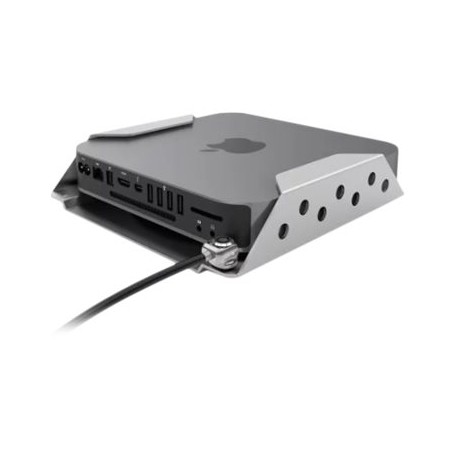 Compulocks Mac Mini Security Mount with Keyed Cable Lock - Sada pro bezpečnost systému - stříbrná - pro Apple Mac mini