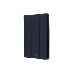 dbramante1928 Milan - Pouzdro s klopou pro tablet - plně zrnitá kůže s jemnou strukturou - modrá pacifik - pro Apple 10.2-inch