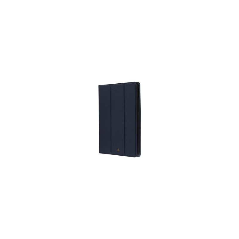 dbramante1928 Milan - Pouzdro s klopou pro tablet - plně zrnitá kůže s jemnou strukturou - modrá pacifik - pro Apple 10.2-inch