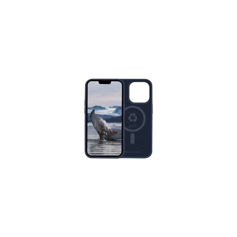 dbramante1928 Monaco - Zadní kryt pro mobilní telefon - kompatibilita s MagSafe - 100% recyklovaný plast - modrá pacifik - pro