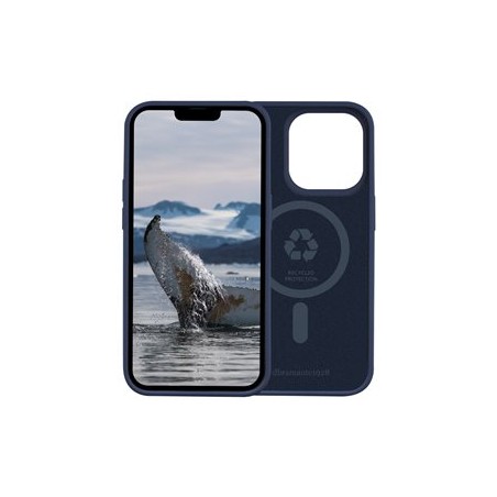 dbramante1928 Monaco - Zadní kryt pro mobilní telefon - kompatibilita s MagSafe - 100% recyklovaný plast - modrá pacifik - pro