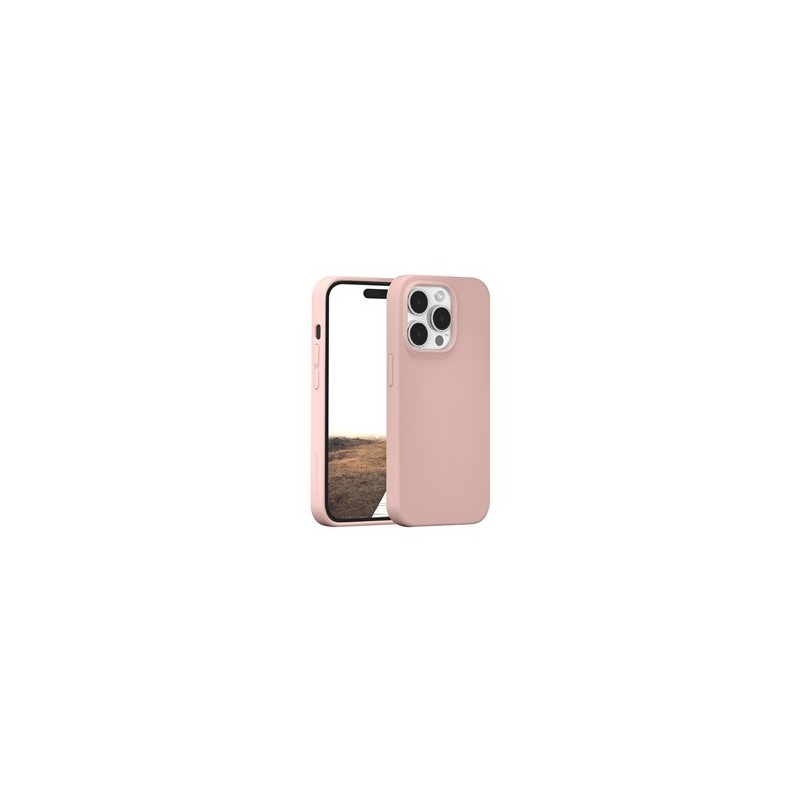 dbramante1928 Monaco - Zadní kryt pro mobilní telefon - kompatibilita s MagSafe - plast, silikon - růžová pink sand - pro Apple