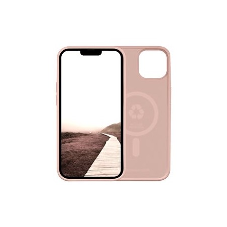 dbramante1928 Monaco - Zadní kryt pro mobilní telefon - kompatibilita s MagSafe - recyklovaný plast, silikon - růžová pink sand