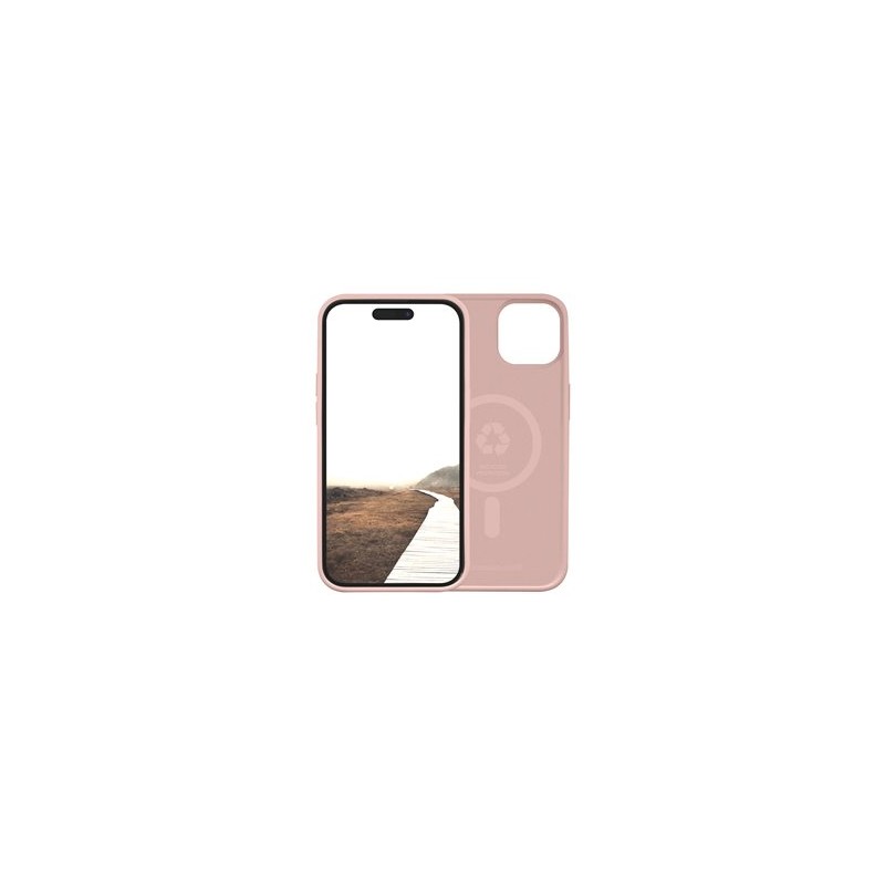 dbramante1928 Monaco - Zadní kryt pro mobilní telefon - kompatibilita s MagSafe - plast, silikon - růžová pink sand - pro Apple