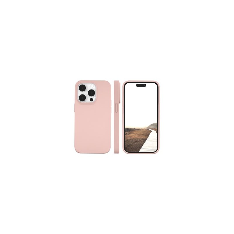 dbramante1928 Monaco - Zadní kryt pro mobilní telefon - kompatibilita s MagSafe - plast, silikon - růžová pink sand - pro Apple