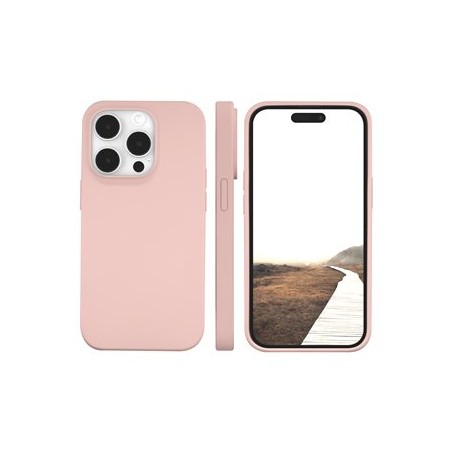 dbramante1928 Monaco - Zadní kryt pro mobilní telefon - kompatibilita s MagSafe - plast, silikon - růžová pink sand - pro Apple