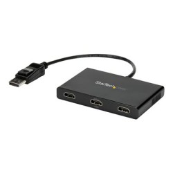 StarTech.com 3-Port Multi Monitor Adapter, DisplayPort 1.2 to HDMI MST Hub, Triple 1080p HDMI Monitor, Video Splitter for