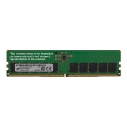 Micron - DDR5 - modul - 16 GB - DIMM 288-pin - 3200 MHz / PC5-51200 - CL52 - hodinový nepředzpracovaný - E… MTC10C1084S1BC64BD1R