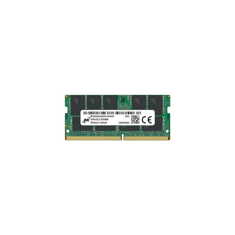 Micron - DDR4 - modul - 16 GB - SO-DIMM 260-pin - 3200 MHz / PC4-25600 - CL22 - 1.2 V - bez vyrovnávací paměti - ECC