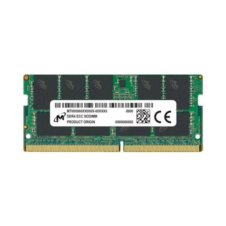 Micron - DDR4 - modul - 16 GB - SO-DIMM 260-pin - 3200 MHz / PC4-25600 - CL22 - 1.2 V - bez vyrovnávací paměti - ECC