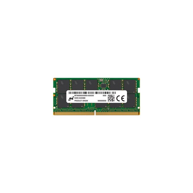 Micron - DDR5 - modul - 16 GB - SO-DIMM 262 pinů - 5600 MHz / PC5-44800 - CL46 - ECC