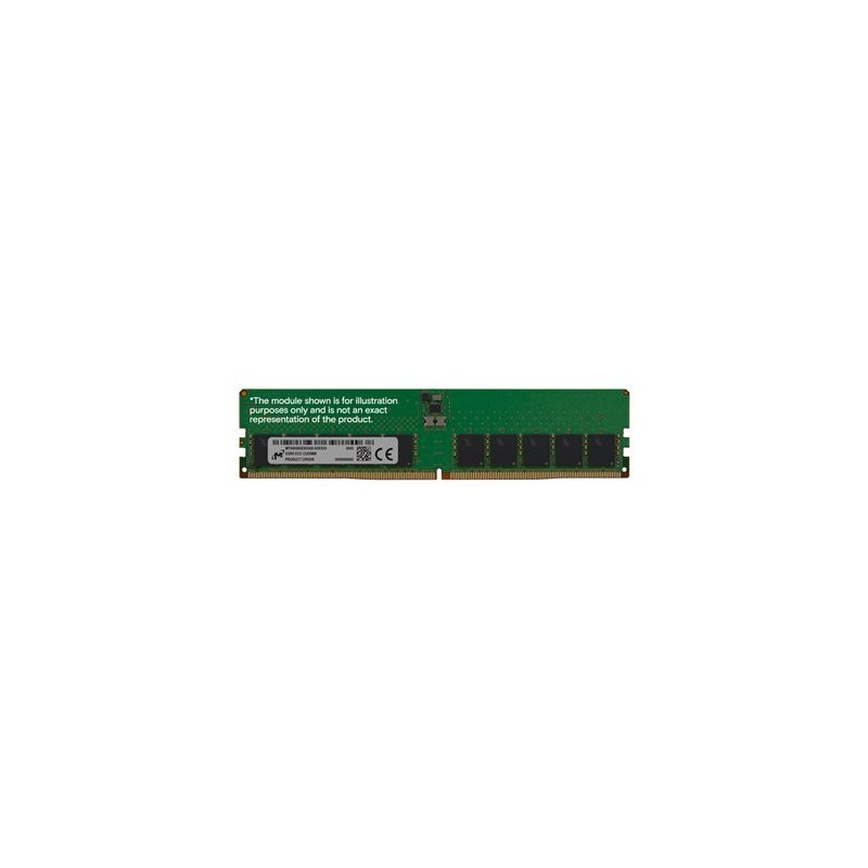 Micron - DDR5 - modul - 32 GB - DIMM 288-pin - 3200 MHz / PC5-51200 - CL52 - 1.1 V - nastaveno na taktován… MTC20C2085S1BC64BD1R