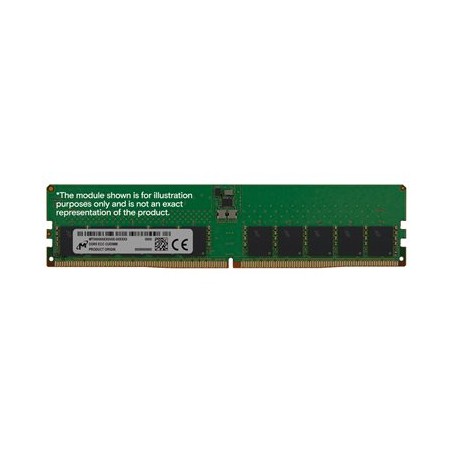 Micron - DDR5 - modul - 32 GB - DIMM 288-pin - 3200 MHz / PC5-51200 - CL52 - 1.1 V - nastaveno na taktován… MTC20C2085S1BC64BD1R
