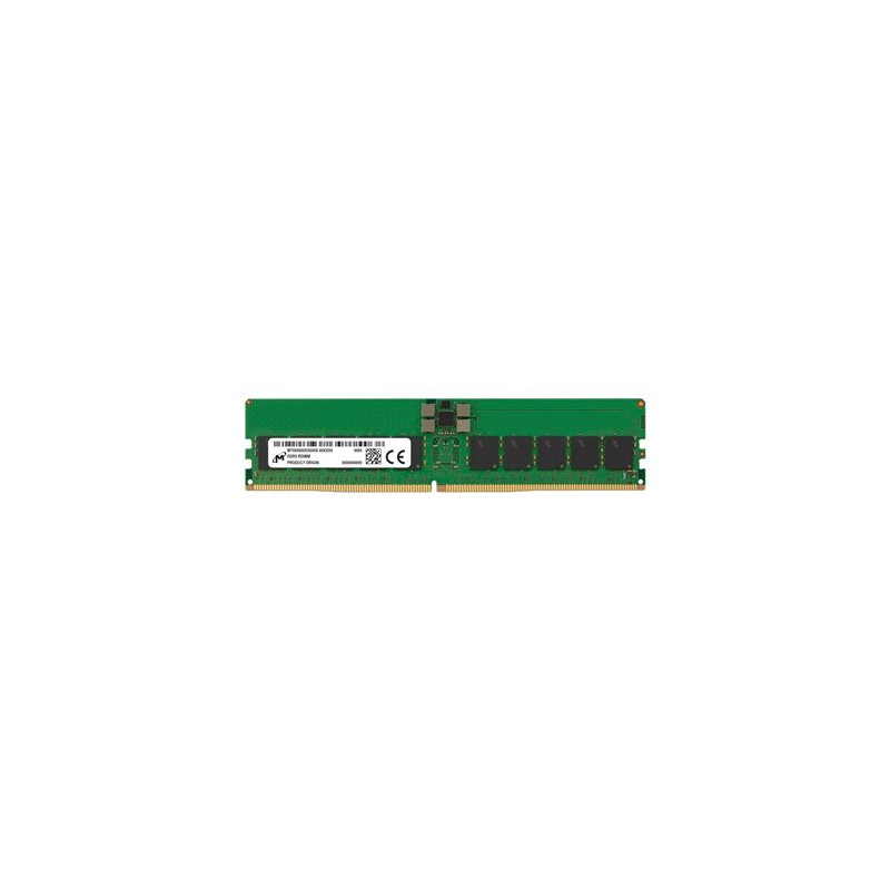 Micron - DDR5 - modul - 32 GB - DIMM 288-pin - 6400 MHz / PC5-51200 - CL52 - 1.1 V - registrovaná - ECC - zelená