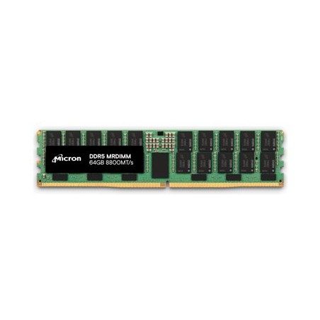 Micron - DDR5 - modul - 64 GB - DIMM 287-pin nízkoprofilová - 8800 MT/s / PC5-70400 - CL36 - 1.1 V - ECC -… MTC40F4086S1HC88XD1R