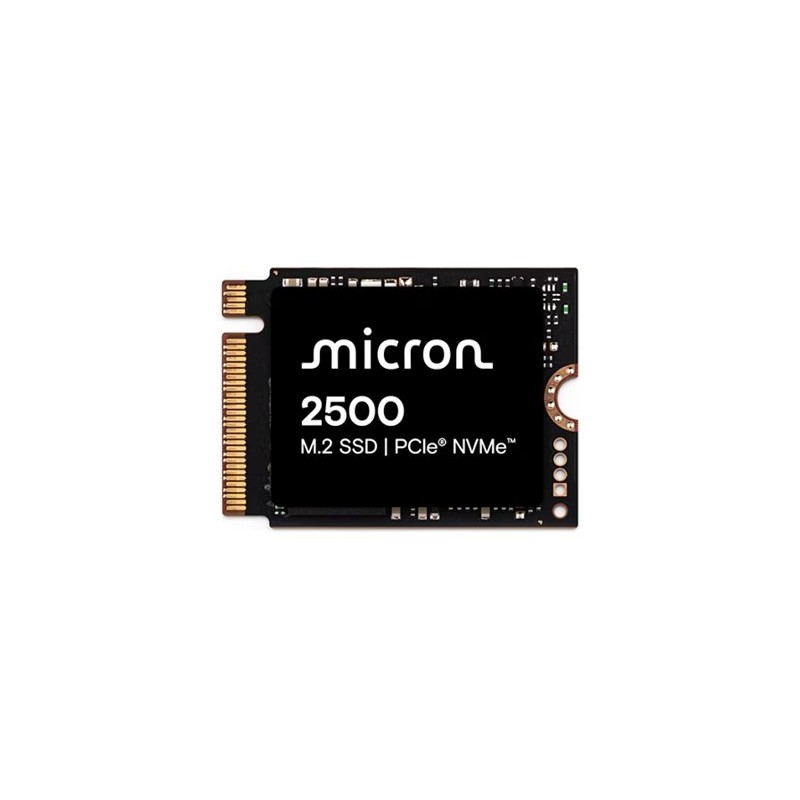 Micron 2500 - SSD - šifrovaný - 512 GB - interní - M.2 2230 - PCIe 4.0 (NVMe) - AES 256 bitu