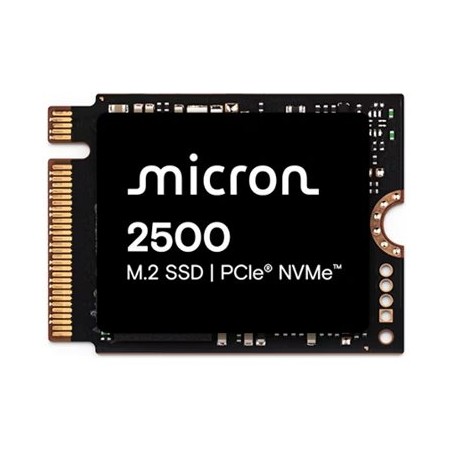 Micron 2500 - SSD - šifrovaný - 1 TB - interní - M.2 2230 - PCIe 4.0 (NVMe) - AES 256 bitu