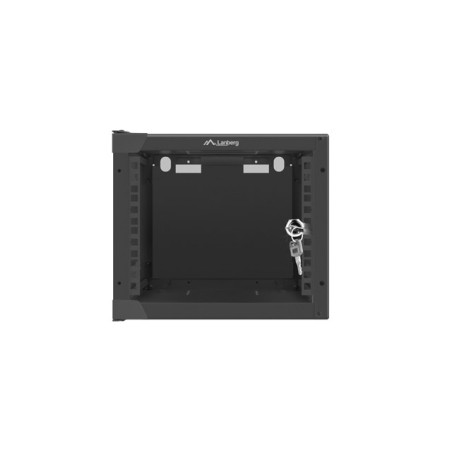 Nástěnný rack 10'' 4U 280x310mm černý flat pack