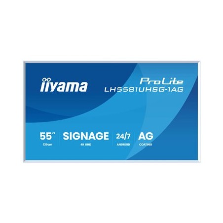 55" iiyama LH5581UHSG-1AG:VA,4K UHD,frame