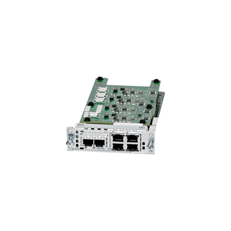 Cisco Network Interface Module - Expanzní modul - FXS/DID x 2 + FXO x 4 - pro Integrated Services Router 4221, 4321, 4331