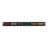 Panduit NetKey Modular Faceplate Patch Panel - Propojovací panel - černá - 1U - 19" - 24 porty