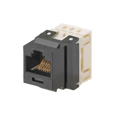 Panduit NetKey Punchdown Jack Module - Modul - CAT 6e - UTP - RJ-45 - černá