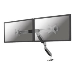 Neomounts NM-D750DX - Montážní sada - plný pohyb - pro 2 LCD displeje - stříbrná - velikost obrazovky: 10"-27" - upevnění
