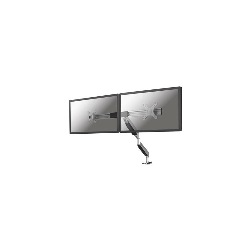 Neomounts NM-D750DX - Montážní sada - plný pohyb - pro 2 LCD displeje - stříbrná - velikost obrazovky: 10"-27" - upevnění