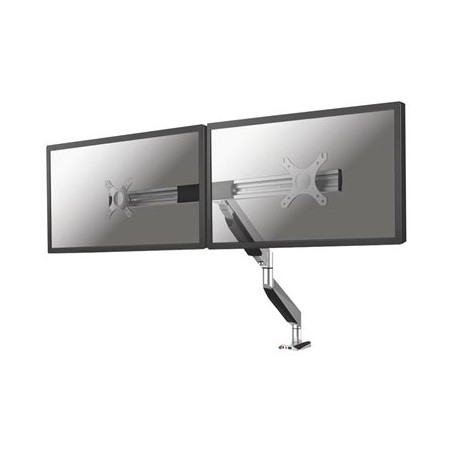Neomounts NM-D750DX - Montážní sada - plný pohyb - pro 2 LCD displeje - stříbrná - velikost obrazovky: 10"-27" - upevnění