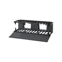 Panduit NetManager High Capacity Horizontal Cable Manager - Stojanový panel pro usporádání kabelu (horizontální) - 3U - 19"