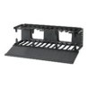 Panduit NetManager High Capacity Horizontal Cable Manager - Stojanový panel pro usporádání kabelu (horizontální) - 3U - 19"