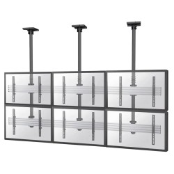 Neomounts NMPRO-C32 - Držák - fixní - pro 3x2 videostěna - černá - velikost obrazovky: 32"-55" - stropní montáž