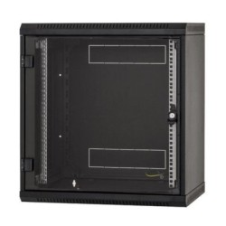 TRITON 19" jednodílný rozvaděč 9U/600mm, odnímatelné boční kryty, černý