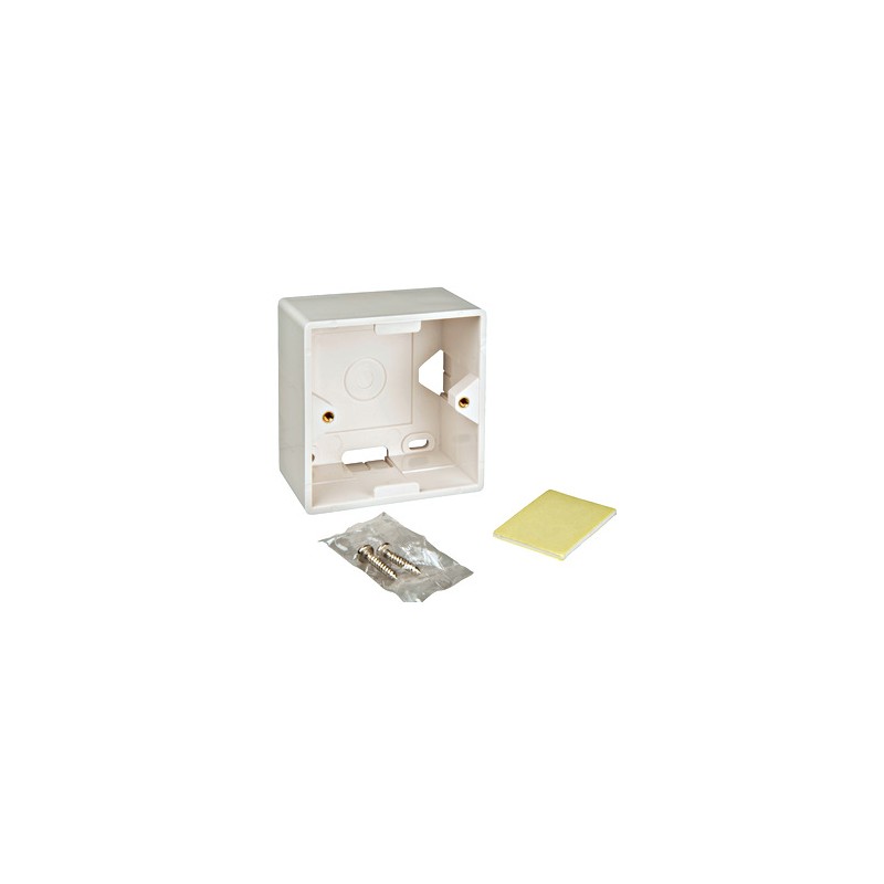 Box na omítku pro zásuvky HSED0xUWxS, HSEDx2UWxF, RAL 9010