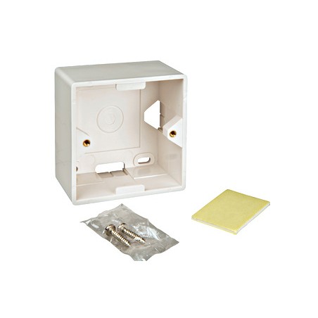 Box na omítku pro zásuvky HSED0xUWxS, HSEDx2UWxF, RAL 9010
