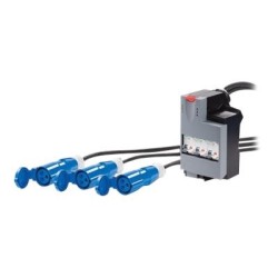 APC Power Distribution Module - Rozvodná jednotka PDU (zásuvný modul) - AC 400 V - výstupní konektory: 3 - šedá - pro P/N: