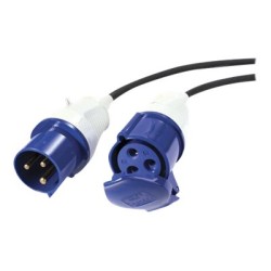 APC Modular IT Power Distribution Cable Extender - Prodlužovací šňůra - IEC 60309 32A (M) do IEC 60309 32A (F) - AC 230 V