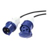 APC Modular IT Power Distribution Cable Extender - Prodlužovací šňůra - IEC 60309 32A (M) do IEC 60309 32A (F) - AC 230 V