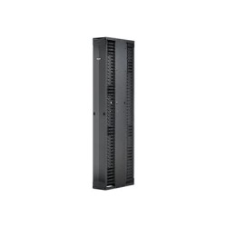 Panduit PatchRunner 2 Enhanced Dual Sided Manager - Stojanový panel pro usporádání kabelu (vertikální) - cerná - 52U - 19"/23"