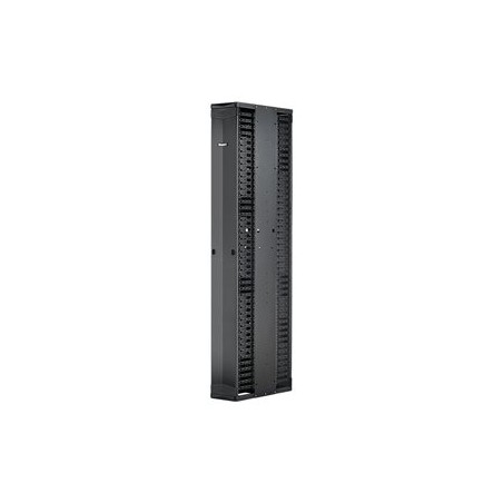 Panduit PatchRunner 2 Enhanced Dual Sided Manager - Stojanový panel pro usporádání kabelu (vertikální) - cerná - 52U - 19"/23"