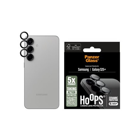 PanzerGlass Hoops - Chránič na objektiv pro mobilní telefon - keramika - pro Samsung Galaxy S25+