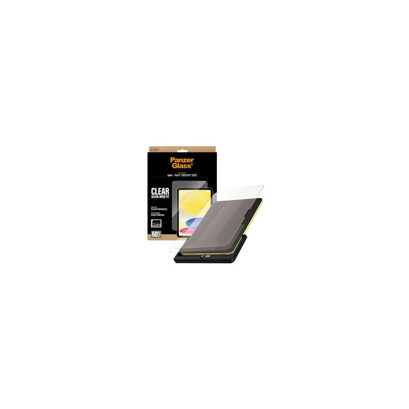 PanzerGlass - Ochrana obrazovky pro tablet - ultraširoký strih, s nástrojem FASTFIT - sklo - prusvitná - pro Apple 10.9-inch