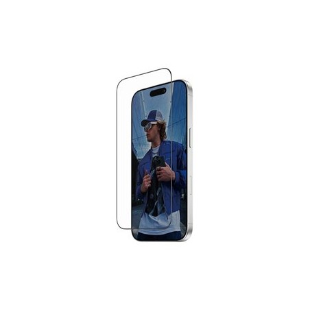PanzerGlass - Ochrana obrazovky pro mobilní telefon - ultraširoká velikost s FASTFIT IN-A-BOX - sklo - barva rámu cerná - pro
