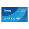 75" iiyama LH7575UHS-B2AG:IPS, 4K UHD,Android,24/7