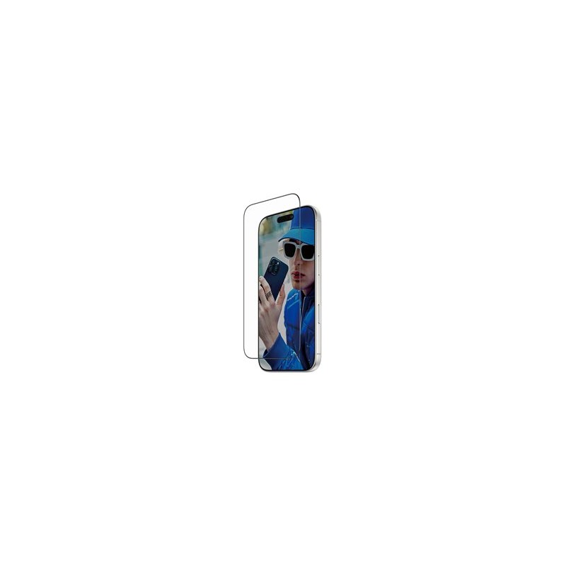 PanzerGlass - Ochrana obrazovky pro mobilní telefon - ultraširoká velikost s FASTFIT IN-A-BOX - sklo - barva rámu cerná - pro