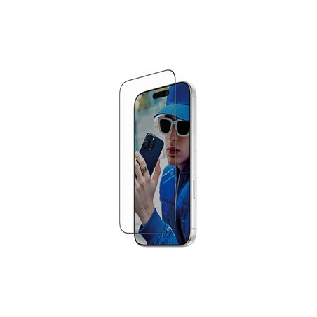 PanzerGlass - Ochrana obrazovky pro mobilní telefon - ultraširoká velikost s FASTFIT IN-A-BOX - sklo - barva rámu cerná - pro